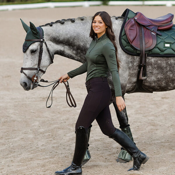 Equestrian Stockholm põlvegrippidega ratsapüksid ELITE BLACK - Image 3
