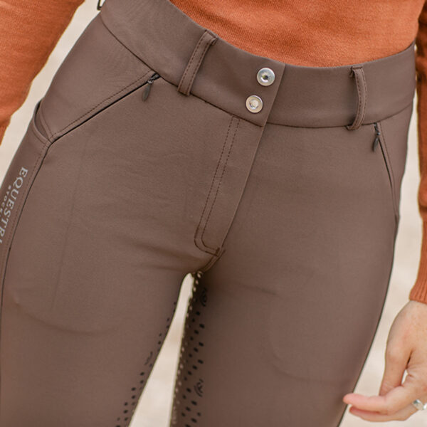 Equestrian Stockholm full-grippidega ratsapüksid ELITE MID-BROWN - Image 4