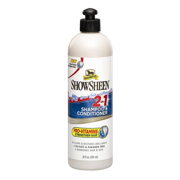 Absorbine šampoon & palsam SHOWSHEEN 2in1 591ML - Image 1