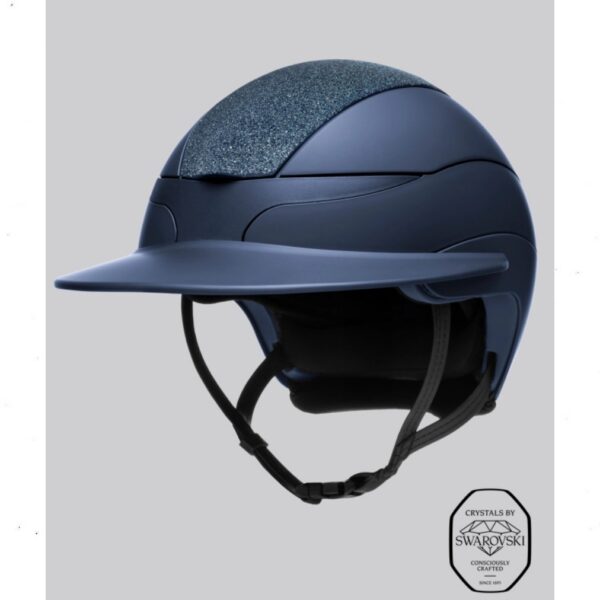 Equiline turvakiiver XANTO (MATTE BLUE SUN VISOR WITH SWAROVSKI TOP)