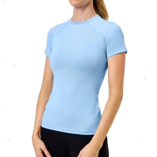 Equestrian Stockholm trennipluus DYNAMIC BASE LAYER TOP SHORT SLEEVE MIDSUMMER BLUE