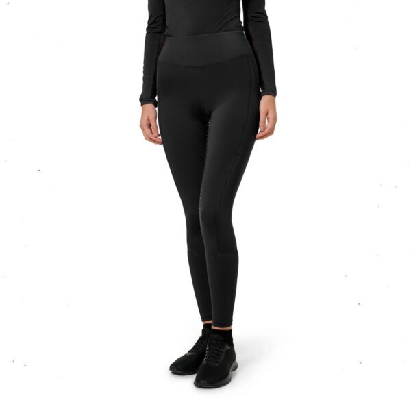 Equestrian Stockholm põlvegrippidega talvised ratsaretuusid BLACK EDITION